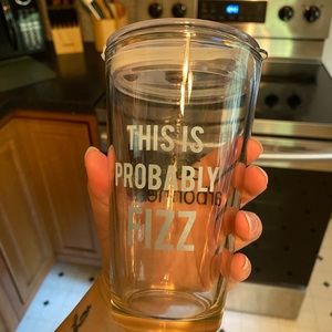 Used glass Arbonne tumbler